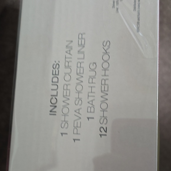 THE BIG ONE PINK 15-PIECE BATH SET SHOWER CURTAIN RUG RINGS LINER SET - Picture 3 of 8